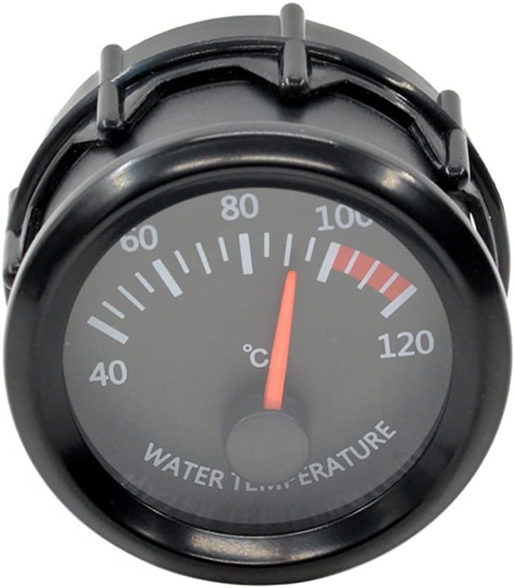 E Support Universal Car 52mm Pointer Water Temp Temperautre Gauge Meter Kit Celsius White LED Light Pointer Indicator Dail Display Electronic - Image 3